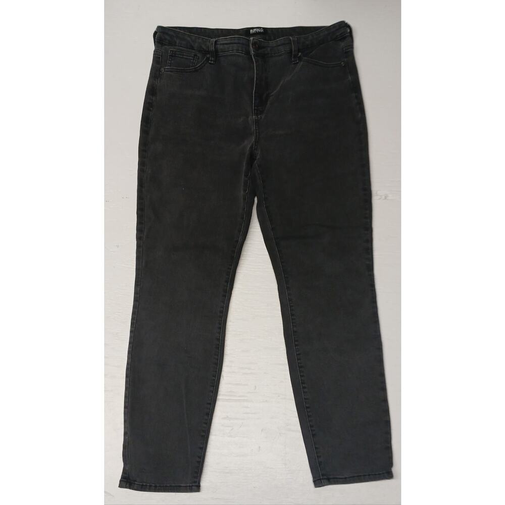 Buffalo David Bitton Mollie High Rise Stretch Skinny 12/32 Black Comfort Pants - Picture 2 of 14